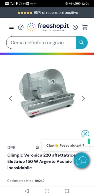 Affettatrice Olimpica Veronica 220