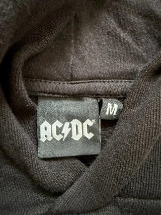 Felpa AC/DC Back in Black Nera