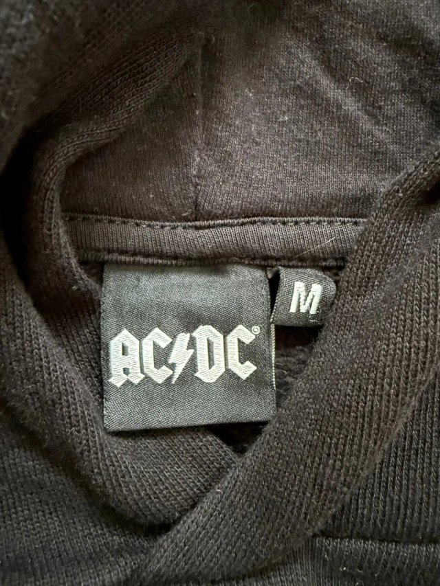 Felpa AC/DC Back in Black Nera