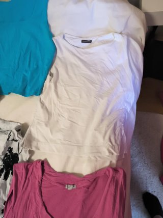 Lote Ropa MNG Rosa y Plateado