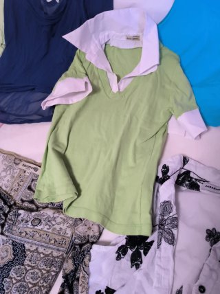 Lote Ropa MNG Rosa y Plateado