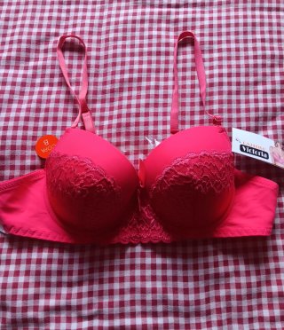 Sujetador Victoria 110B Push Up Rosa