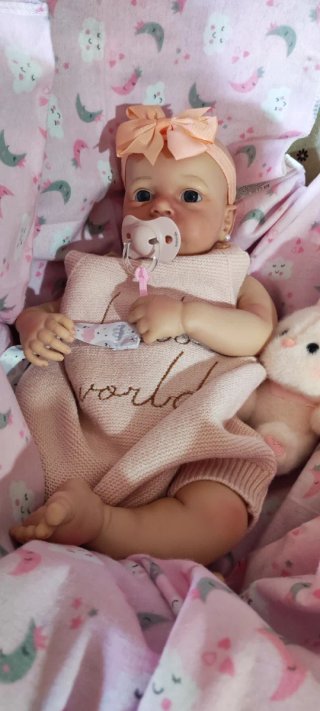 Niña reborn silicona blandita 48cm