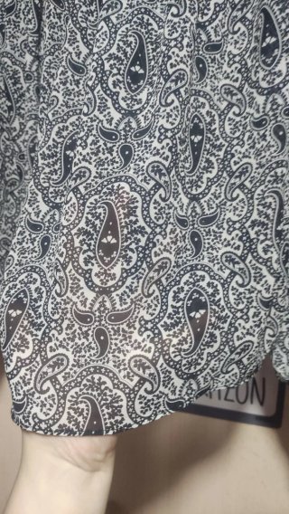 Blusa Zara Boho Paisley Talla S