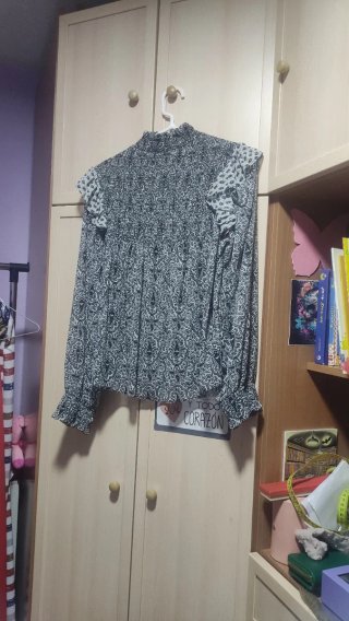 Blusa Zara Boho Paisley Talla S