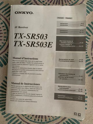 Home cinema Onkyo TX-SR503 + JBL