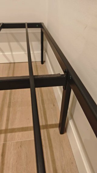 Base Cama Metálica 150x190 Negra