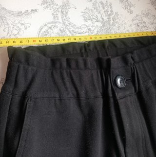 Pantalón Zara Negro Talla S Cintura Elástica