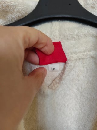 Accappatoio Zucchi spugna panna M/L