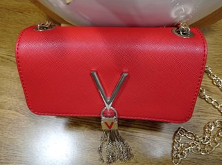 Bolso Fiesta Valentino Divina Clutch Rojo