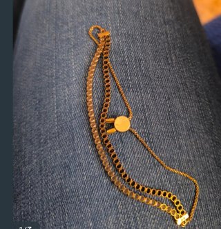2 Pulseras Swarovski una plateada otra dorada