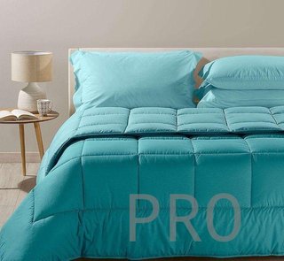 Colcha de algodón bicolor para cama - Caleffi