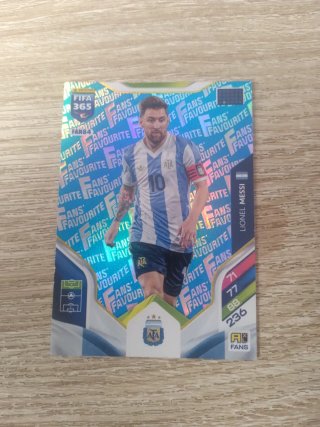 Cromo de fútbol Lionel Messi FIFA 365