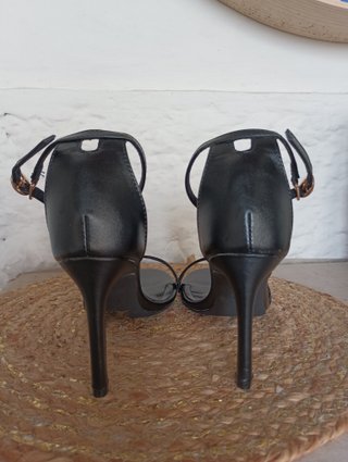 Tacones Aguja Negros Talla 36