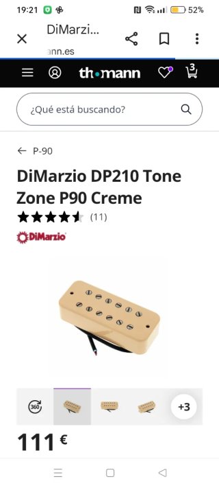 Guitarra Eléctrica L7V GT Dorada