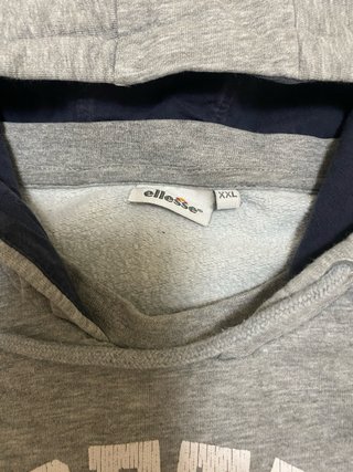 Felpa ragazzo Ellesse grigia con stampa