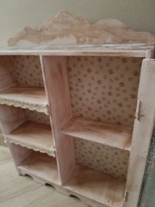 Mueble Cocina Especias Madera y Tela