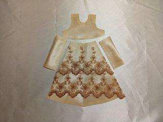 Saya para Virgen de 16.5-20cm