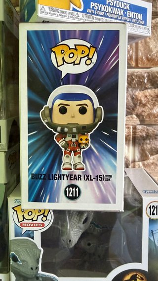 Funko Pop Buzz Lightyear XL-15 con Sox