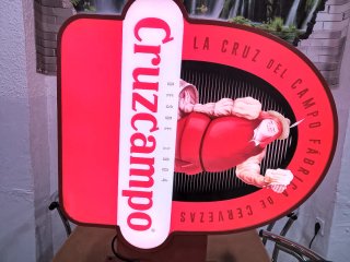 Letrero luminoso Cruzcampo