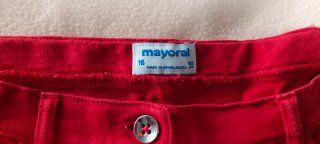 Shorts rojos Mayoral