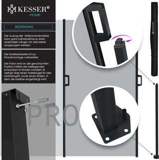 Toldo lateral extensible - Kesser
