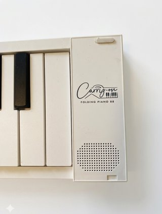 Piano Plegable Portátil 88 Teclas Blanco