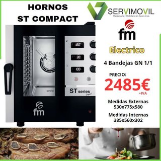 HORNOS ST GASTRO ELECTRICO Y GAS FM