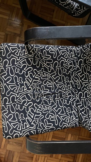 Butacas Ikea Poang Tela Madera