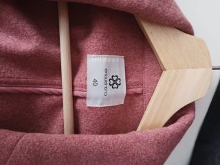 Abrigo Encuentro rosa talla 40