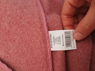 Abrigo Encuentro rosa talla 40