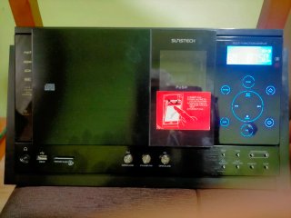 Minicadena Sunstech Hifi Negra