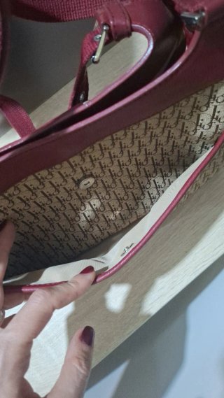 Bolso Dior Columbus Marrón y Rojo