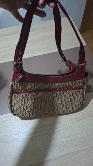 Bolso Dior Columbus Marrón y Rojo