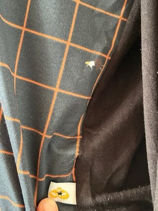 Sudadera de manga larga a cuadros