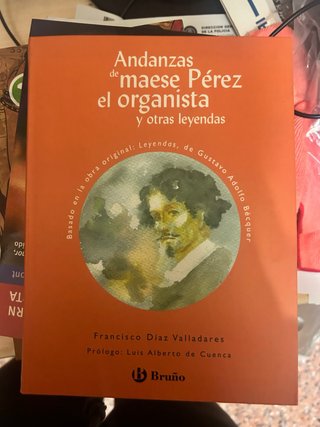 Libro andanzas de Maese Perez el organista
