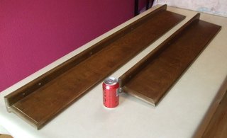 Estantería de 1 metro de madera marrón