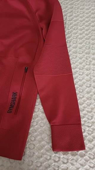 Chaqueta Gymshark Sport Zip Burdeos