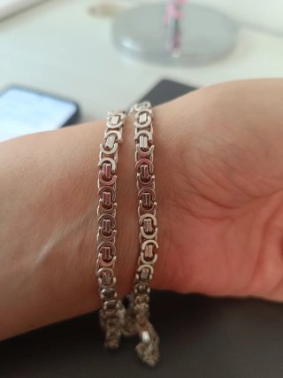 Collare bizantino in argento sterling