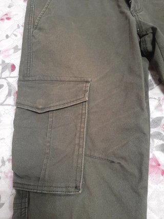 Pantaloni cargo uomo Frankie Malone verdi