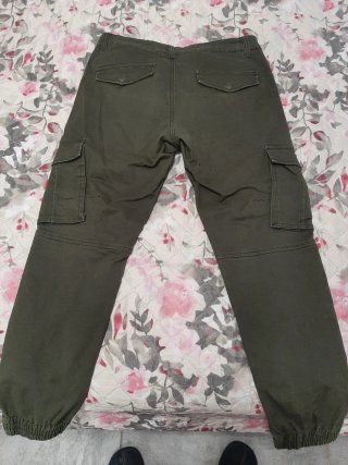 Pantaloni cargo uomo Frankie Malone verdi