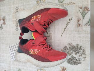 Scarpe Skechers rosse bambino