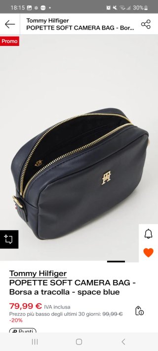 Borsa a tracolla Tommy Hilfiger POPETTE