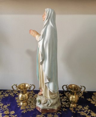 Virgen de Lourdes Olot 54cm