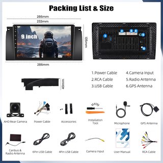 Radio coche Android BMW E39