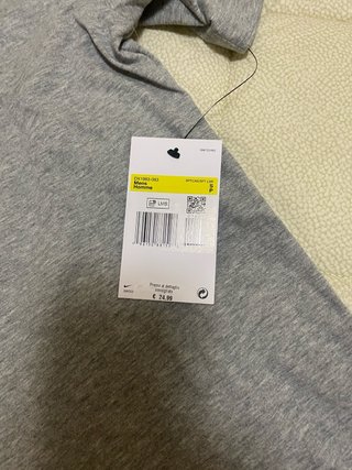 T-shirt Nike uomo grigia
