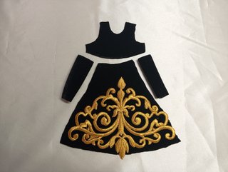 Saya para Virgen de 16,5-20cm