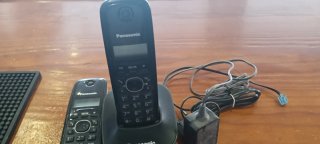 Teléfono Panasonic Negro ,duo