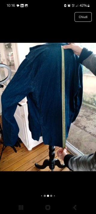 Giacca leggera blu