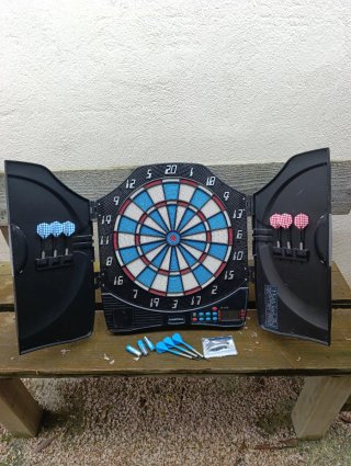 Juego de dardos electrónico con 9 dardos